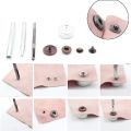 11pc Leather Craft Tool 633 201 655 831 Die Hole Punch Snap Rivet Fastener Set DIY Leather Tool.