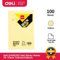 DELI EA00253 Sticky Notes – Yellow, 3 × 2 Inch.
