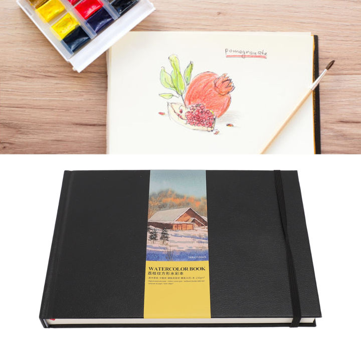 Michelan 230gsm   watercolor book hard-shell art painting book student thickened hand-painted graffiti 36 sheets of watercolor paper 21*14.8cm