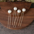 Bridal Tiara Wedding Design Hair Tools Pin U-shaped Pearl Pin Hair Accessories. 