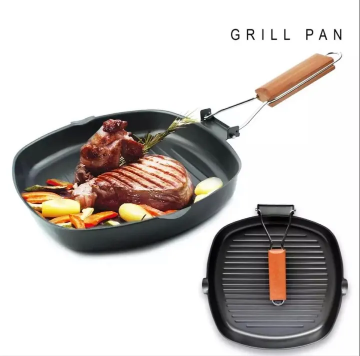 Non-Stick%20Grill%20Pan,%20Frying%20Pan%20Wooden%20Handle%20Folding%20for%20Kitchen%20Fry%20Cooking%20Steak%20Pans%20Portable%20Square%20Grill-24%20Cm%20-%20Image%202