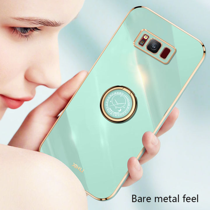 Tokifu%20For%20Samsung%20Galaxy%20S8%20Plus%20Case%20Luxury%206D%20Plating%20Soft%20Back%20Cover%20Silicone%20Phone%20Cases%20With%20Stand%20-%20Image%205