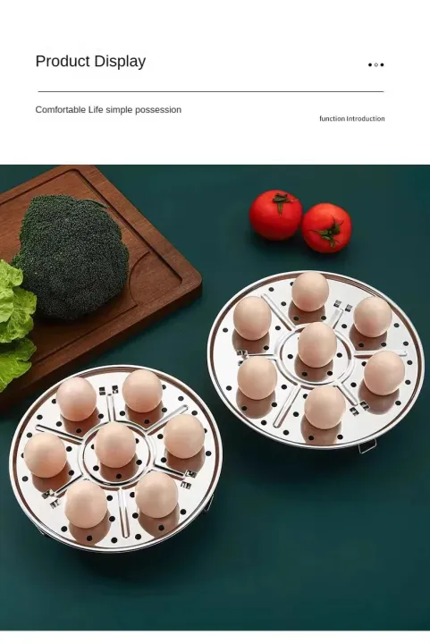 D%20Shop%2018cm%20Round%20Stainless%20Steel%20Steamer%20with%20Water%20Separation%20Design%20for%20Cooking%20Steamed%20Foods,%20Detachable%20Egg%20Steaming%20Rack%20Included%20-%20Image%202