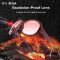 OQ BOGA 2 Styles Fashion Unisex Red Big Oval Frame Sunglasses Women Men Eye Protection Full Rim Sun Glasses UV400.