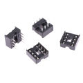 20pcs DIP-8PIC Round Hole 8 Pins 2.54MM DIP DIP8 IC Sockets Adaptor Solder Type 8 PIN Chip Base Circuit IC Connector Eatop. 