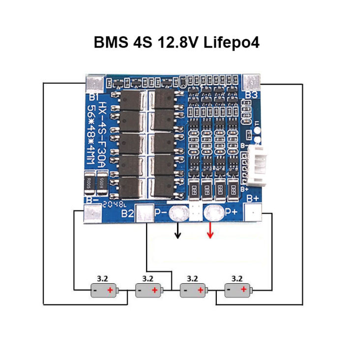 BMS%204S%2012.8V%2030A%20LiFePO4%20Battery%20Charge%20Protection%20Board%20With%20Balance%20-%20Image%205