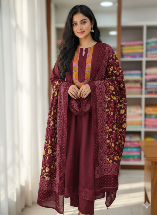 Readymade%20Three%20Piece%20For%20Women%20Exclusive%20Collection%20Embroidery%20Exclusive,%20Stylist,%20Fashionable%20Three%20Pics%20For%20Woman%20-%20Image%204