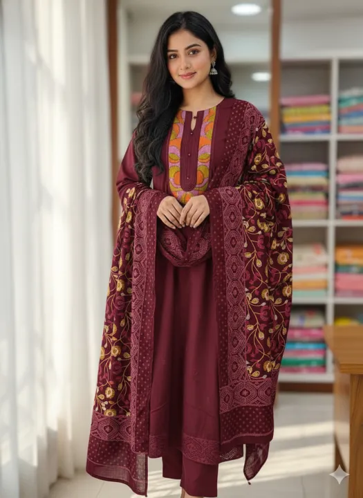 Readymade%20Three%20Piece%20For%20Women%20Exclusive%20Collection%20Embroidery%20Exclusive,%20Stylist,%20Fashionable%20Three%20Pics%20For%20Woman%20-%20Image%204