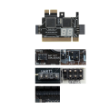 1 Piece Analyzer LPC Debug Card PCI PCI-E Post Test Kit Motherboard Diagnostic Card J04 PC+Metal. 