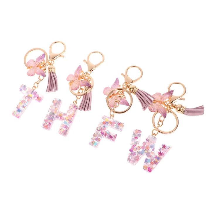 A-Z%20Dreamy%20Sequin%20Letters%20Keychain%20For%20Women%20Tassel%20Butterfly%20Pendant%20Initial%20Keyring%20Purse%20Suspension%20Bags%20%20Car%20Key%20Chain%20-%20Image%203