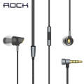 Rock Zircon Nano Stereo Earphone In Ear Headset With Micro 3.5mm In Balanced Immersive Bass Earphones for iPhone Samsung Hiaomi Huawei Vivo Oppo.