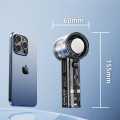 MECH FANS X05 Rechargeable Handheld Mini Fan | 3000mAh Portable Mini Cooling Fan with Digital Display.