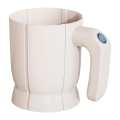 Flour Sifter Cup for Easy Baking Battery-Operated Handheld Kitchen Tool for Bread. 