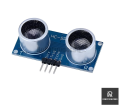 HC-SR04 Ultrasonic Sensor Module for Distance Measuring with Arduino or other Microcontrollers.
