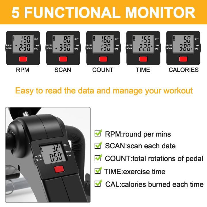 FITNESS%20WORLD%20-%20%20Mini%20Exercise%20Cycle%20Portable%20Folding%20Arm%20&%20Leg%20Pedal%20Exerciser%20with%20Digital%20LCD%20Display%20%7C%20Adjustable%20Resistance%20Indoor%20Fitness%20Bike%20for%20Home%20&%20Office%20-%20Image%208