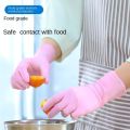 Pink Nitrile Gloves 100PCS Disposable Latex Free Vinyl Gloves Industrial Grade Kitchen Cooking Food Prep Cleaning Working Gloves. 