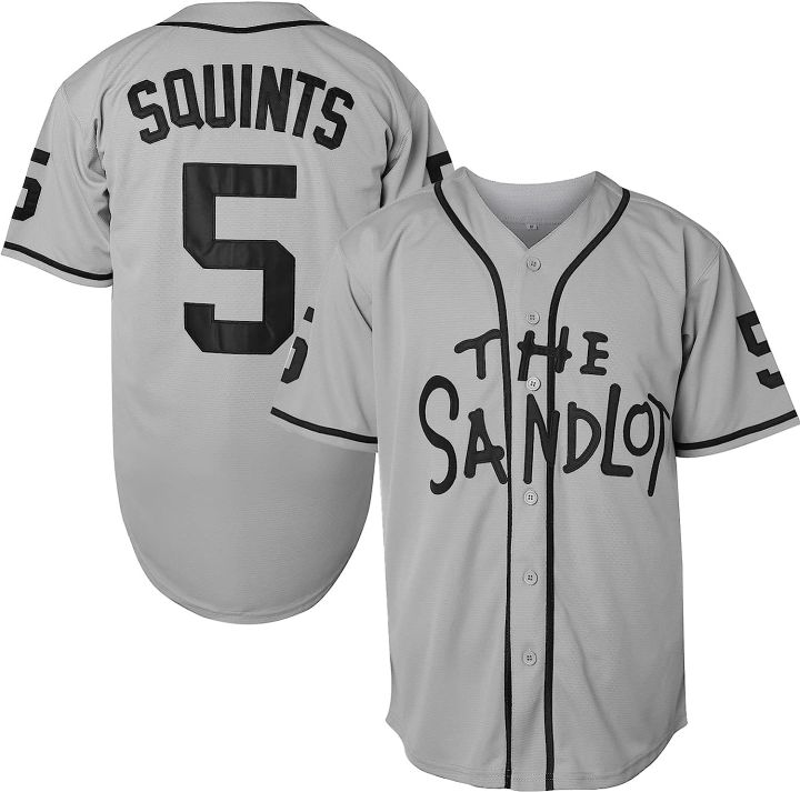 Benny 'The Jet' Rodriguez 30 The Sandlot Bel Air Squints Yeah-Yeah Baseball Jersey