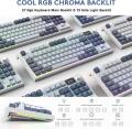 ATTACK SHARK K86 Linear Switch Wireless Triple Mode Mechanical Keyboard Knob Smart Screen Full Key Hot Swap Gaming Keyboard.