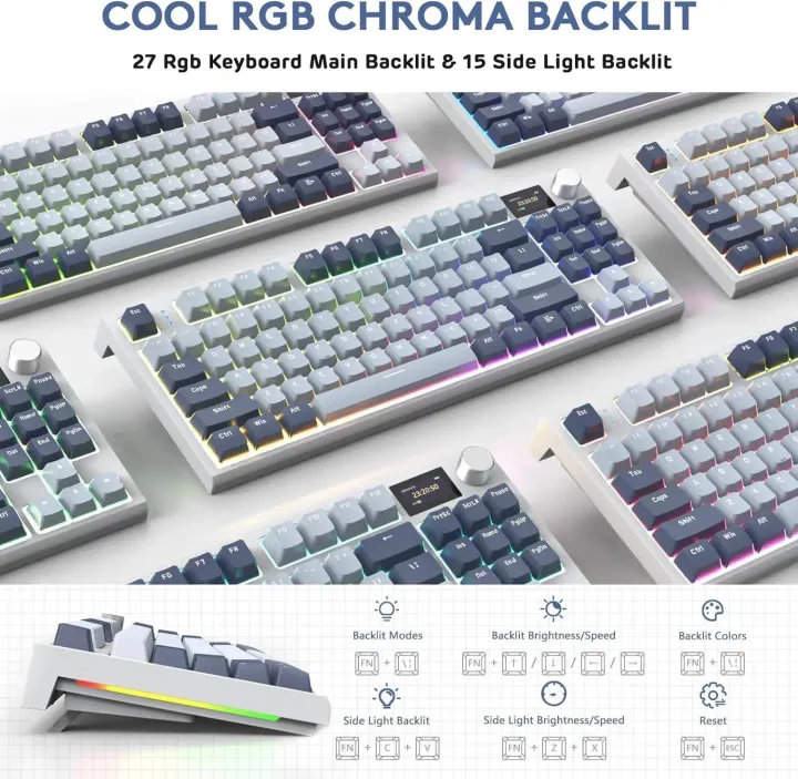 ATTACK%20SHARK%20K86%20Linear%20Switch%20Wireless%20Triple%20Mode%20Mechanical%20Keyboard%20Knob%20Smart%20Screen%20Full%20Key%20Hot%20Swap%20Gaming%20Keyboard%20-%20Image%206