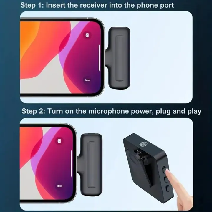 X1%20Wireless%20Lavalier%20Microphone%20System%20Audio%20Video%20Voice%20Recording%20Mic%20for%20iPhone%20Android%20Mobile%20Phone%20Laptop%20PC%20Live%20-%20Image%205