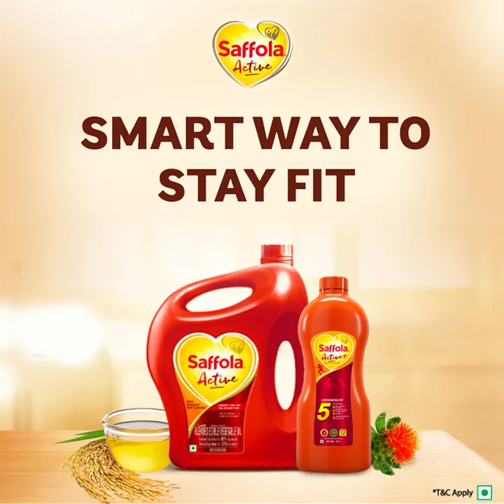 Saffola%20Active%20Oil%20Fortified%20Edible%20Rice%20Bran%20Oil%20-%202%20Litre%20-%20Image%202