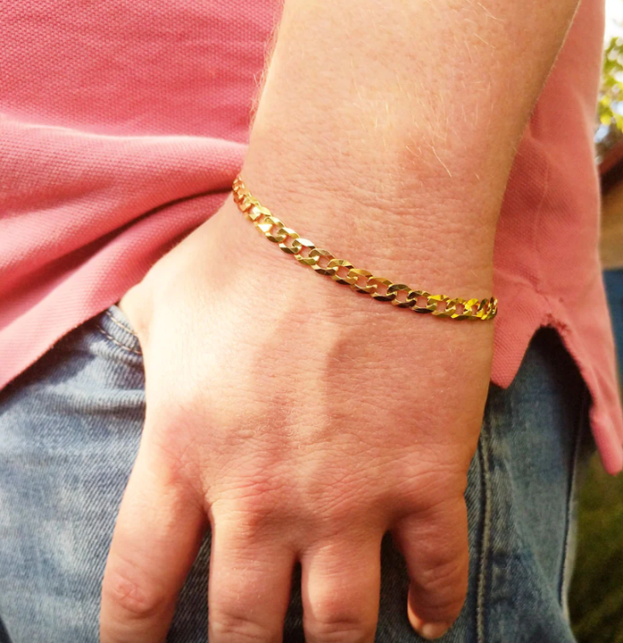 Men Bracelet Gifts Mens Hand Chain Bracelet- Chain Bracelet