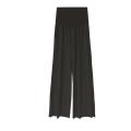 Pregnant Women's Pants Summer Outer Wear Trendy Mom High Waist Belly Support Trousers Ice Silk Draping Effect Loose Casual Wide-Leg Pants.