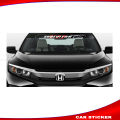 Racing Car Universal Windshield reflective sticker Sport Windshield Banner Vinyl Decal Sticker CAR FRONT Windshield Glass Sticker. 