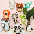 10PCS Mix Cartoon Penguin Tiger Foil Balloon Animal Balloons Kids Toys Happy Birthday Party Wedding Baby Shower Decoration. 