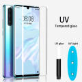 Huawei P30 Pro uv glass light adhesive full adhesive tempered glass screen protector-clear. 