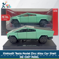 Alloy Die cast Metal 1:32 Scale XinHaoDi Tesla Model Zinc Alloy Car Shell DIE-CAST MODEL Metal Car Latest Pull & Back Car With Music & light Gift For Children.