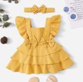 Summer Kid Baby Girls Floral Wedding Party Dresses and birthday Dresses 0-7.