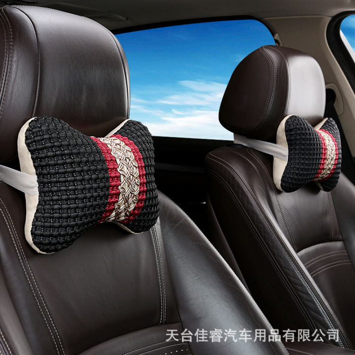 Ice%20Silk%20Headrest,%20Backrest,%20Seat,%20Cervical%20Neck%20Four%20Seasons%20Universal%20Pillow,%20Car%20Accessories%20-%20Image%202