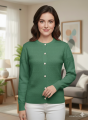 Soft Comfortable and Fashionable PBD Fabrics Front Button Closer Cardigan Sweater for Woman..
