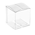(New)50pc clear plactic boxe for gift PVC packing box gift packag. 