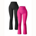 Solid Color Yoga Pants Moisture-wicking Polyester High Waist Sweat Pants Fitness Pants for Gym Athleisure Women's Fashion Workout Apparel Streetwear. 