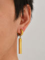 ebay European and American cross-border hot selling creative long stick ear clip with ring ear buckle punk style ear clip ear buckle factory direct sales.