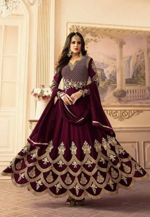 Maroon%20Stylish%20Grawn%20For%20Women%20-%20Image%203
