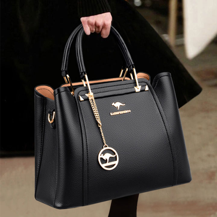 Women Soft Leather Handbags Luxury Designer Layers Shoulder
