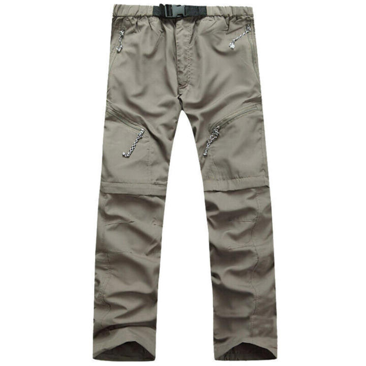 Hiking%20Pants%20Adjustable%20Waist%20Lightweight%20Zip-Off%20Convertible%20Trousers%20Water-Resistant%20Stretch%20Men's%20Outdoor%20Pants%20for%20-%20Image%206