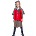 GC Kids Detective Cosplay Costume Houndstooth Movie Character Role Play Costume For Halloween Birthday Theme Party.