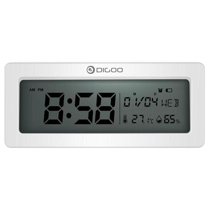 DIGOO DG C4X Multifunctional Alarm Clock with LCD Display Thermometer Hygrometer Calendar