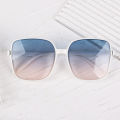 Outdoor Gradient UV Blocking Square Sunglasses Women Fashion Big Frame Sun Glasses Vintage Shades Eyewear Sunglasses. 
