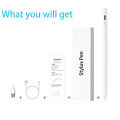 Stylus Pens for Touch Screens, Universal Fine Point iPad Pencil with Magnetic Adsorption Compatible with iPhone/iPad/Samsung/Android/Tablet & Other Touch Screens (White).