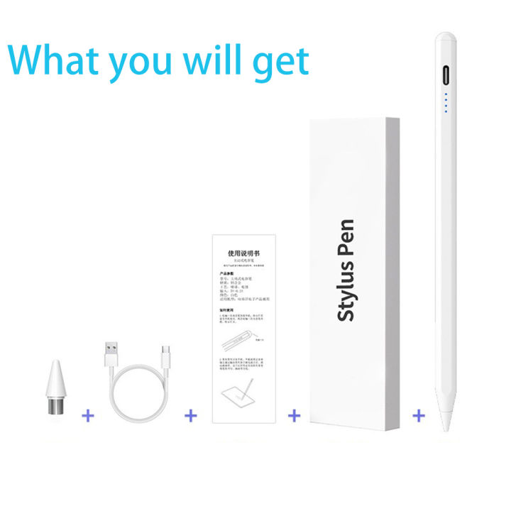 Stylus%20Pens%20for%20Touch%20Screens,%20Universal%20Fine%20Point%20iPad%20Pencil%20with%20Magnetic%20Adsorption%20Compatible%20with%20iPhone/iPad/Samsung/Android/Tablet%20&%20Other%20Touch%20Screens%20(White)%20-%20Image%205