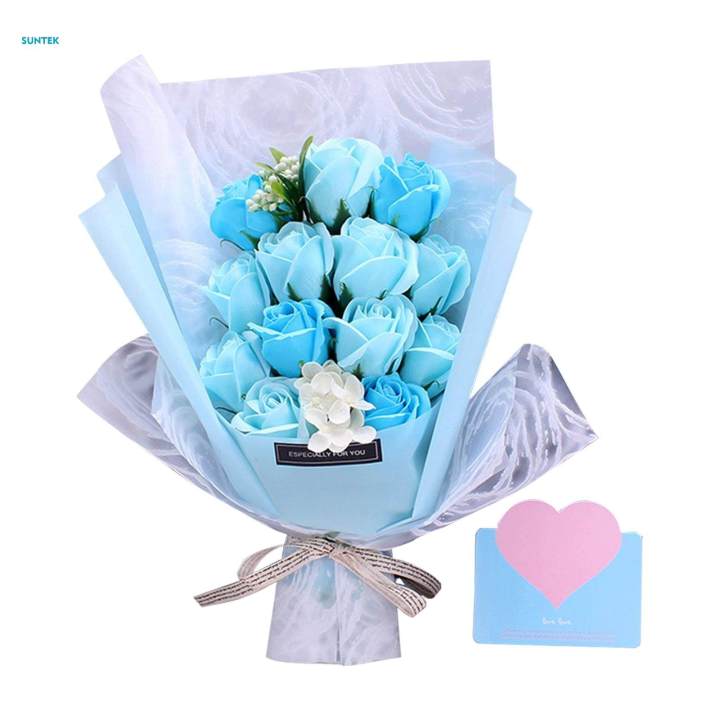 Soap%20Flower%20Bouquet%20bouquet%20Soap%20Flower%20Floral%20Artificial%20bouquet%20Realistic%20for%20Home%20Decor%20Anniversary%20Gift%20Mother's%20Day%20Office%20-%20Image%202