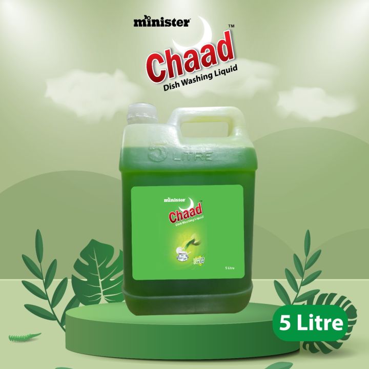 Minister Chaad Dish Washing Liquid Lemon Fresh - 5 litre