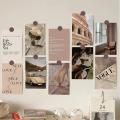 【Lowest Prices Online】 Decorative Wall Sticker Poster 10pcs Wall Card Aesthetics Home Decoration Photography Background Bedroom Living Room Home Decoration. 