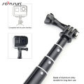 SOONSUN Waterproof Extendable Pole Selfie Stick for GoPro Hero 12 11 10 9 8 7 Hand Grip for SJCAM DJI Action Camera Accessories.