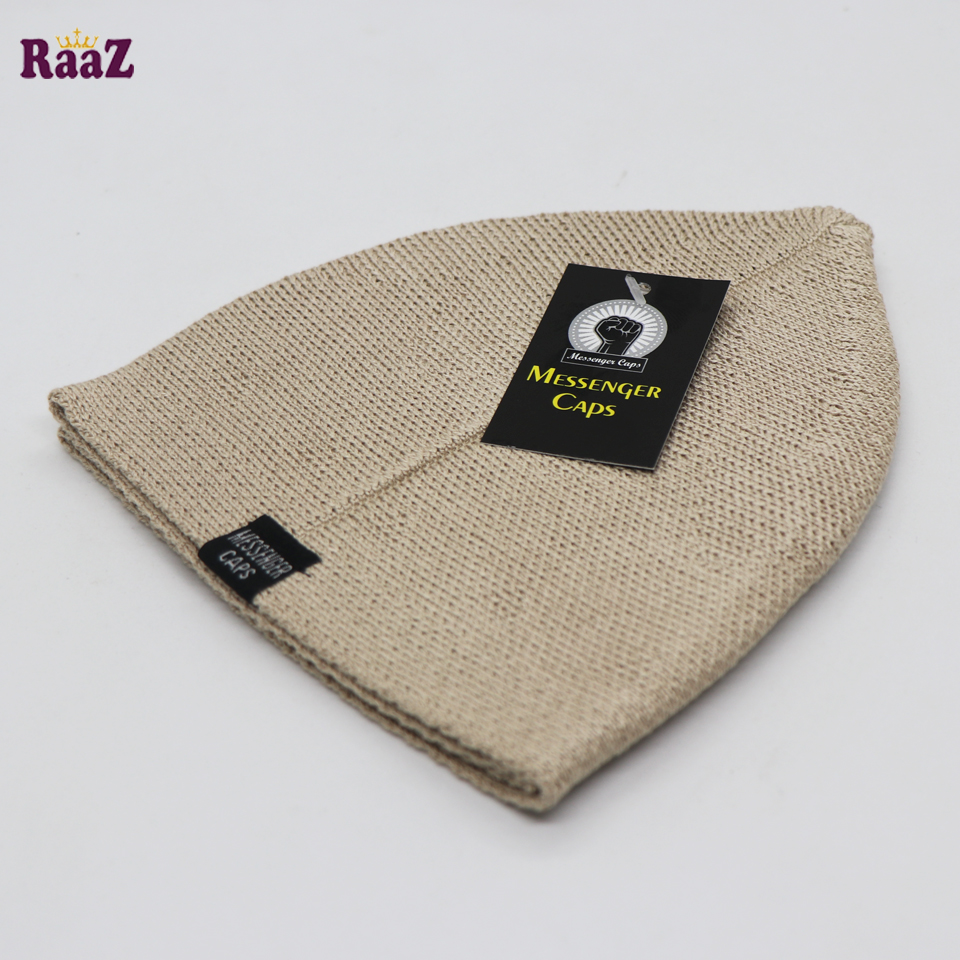 Off White Color Cotton Muslim Prayer Tupi-1pc (Free Size)